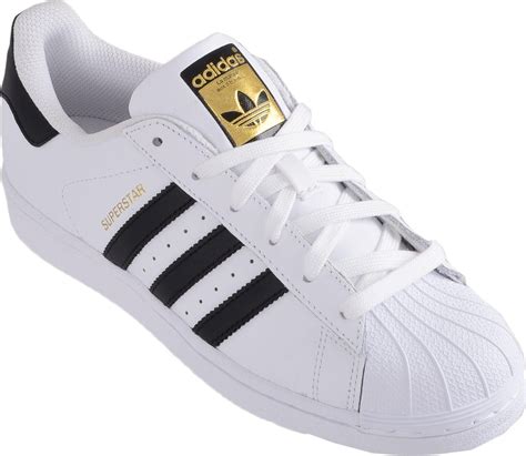 adidas Superstar Dames, Wit & Zwart 